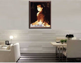 Malen nach Zahlen Menschen Mädchenportrait